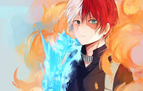 Choose from 30+ anime fire graphic resources and download in the form of png, eps, ai or psd. Fire And Ice Red And Blue Anime Wallpapers Wallpaper Cave