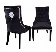 Discover our wide range of dining chairs velvet and profit from the unique models! Lion Dining Chair Black