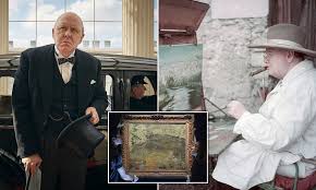 'the face of britain', starts wednesday 30th september at 9pm on. Sir Winston Churchill S Paintings Are Increasing In Value Since The Crown S Portrayal Of The Leader Daily Mail Online