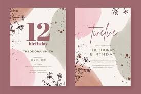 This colorful group of invites and thank you cards work for anyone, no matter what age or gender. Free Vector Birthday Invitation Card With Red Ribbon