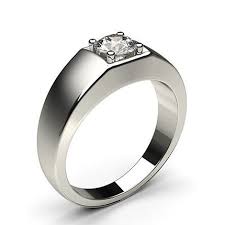 Porter des diamants en tant qu'homme n'est plus un sujet tabou. Bague Homme Diamant Rond Serti Pave En 0 27ct Diamonds Factory