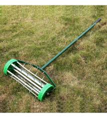 Best lawn aerator using a lawn aerator once a year to create space for air and water to reach your lawn's roots can be the dingo lawn aerator is a fairly basic roller with spikes to aerate the ground. Mtb Heavy Duty 18 Inch Aerator Roller Rolling Lawn Garden Spike Lawn Aerator Home Grass Steel
