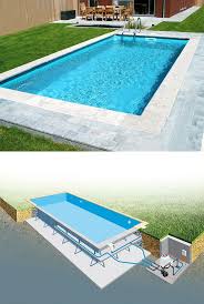 Unsere Indrapools Bestehen Aus Magnelis Zm310 Stahlplatten Und Sind Bis Zu 10 Mal Korrosionsbestandiger Als N Gartenpools Pool Im Garten Schwimmbader Hinterhof
