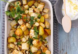 Selleriegemuse Aus Dem Ofen Mit Zitronendip Frisch Gekocht Rezept Selleriegemuse Frisch Gekocht Sellerie Rezepte