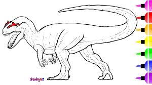 Allosaurus Coloring Pages Gallery Drawing