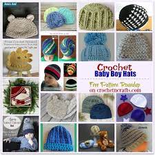 Easy crochet hats | beanie hats for boys and girls with basket weave stitch by crochet for baby #157. Crochet Baby Boy Hats Free Pattern Roundup Crochetncrafts