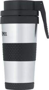 Thermos 14 Ounce Vacuum Insulated Stainless Steel Lever Operated Lid Tumbler Stainless Steel Find Out More Best Travel Coffee Mug Thermos Vacuum Insulated