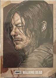 恐怖行尸走肉草绘收藏品交易卡| eBay