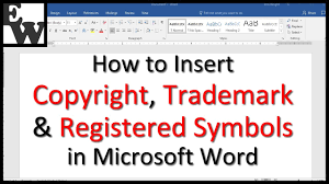 Mcdonald's is not going to go after you for trademark infringement. How To Insert Trademark Copyright And Registered Symbols In Microsoft Word Youtube