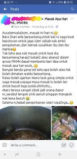 Meninggikan suara kepada pasangan sama ada ketika dia. Ikan Ayam Daging Telur Makanan Laut Semua Boleh Diambil Ketika Pantang Doktor Terangkan Pantang Bukan Satu Beban Pa Ma