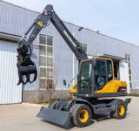 Mini 4x4 Hydraulic Backhoe Loader Excavator New JCB 3 Ton Rated Load Earthmoving Machinery for Home Use Four-wheel Drive Motor