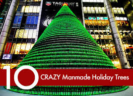 Learn how to make these 10 christmas decorations made with recycled materials. Top 10 Crazy Christmas Trees Made From Bottles Bikes Shopping Carts And More