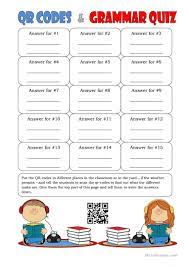 Here's a discussion of common grammar exceptions for the simple present. Qr Codes Grammar Quiz 2 Pgs English Esl Worksheets For Distance Learning And Physical Classrooms