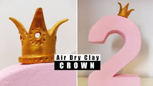 My clay earrings are handmade with so much love right here in russellville, ar. Air Dry Clay Crown Decorative Ornament Easy Project For Beginners Youtube