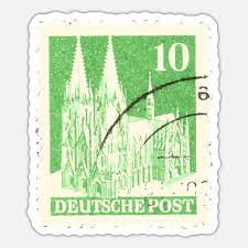 Gerade in zeiten von corona oder in der weihnachtszeit, wenn viele menschen sich sehr viele pakete per post zuschicken lassen, kommt auch astrid als postbotin körperlich an ihre grenzen. Kolner Dom Briefmarke 10er Grun 1948 Manner Premium T Shirt Spreadshirt