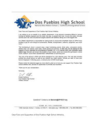 Dear Fans and Supporters of Dos Pueblos High School Athletics,