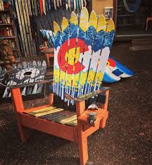 Colorado Aspen Maroon Bells Hand Painted Mural Ski Chair Etsy Comfortable Outdoor Chairs Mural Maroon Bells