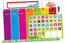 Weekly Activity Planner Daily And Weekly Organizer For Kids