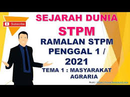 Buku rujukan bm stpm penggal 1. Sejarah Stpm Penggal 1 Soalan Ramalan Stpm 2021 Tema 1 Youtube