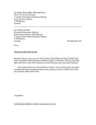 Contoh surat rasmi tidak hadir ke sekolah. Doc Surat Tak Hadir Ke Kelas Fariza Hidayu Academia Edu
