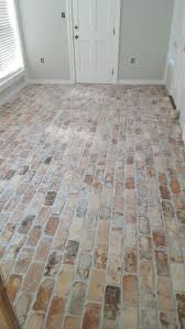 Gorgeous Distressed Brick Flooring Brick Flooring New Homes Dream House