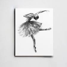Black And White Dancer Drawing Ballerina Art Black And White Ballerina Sketch Ballerina Ballerina Art Sketches Art