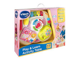 Vtech Learning Activity Table Pink Learning Activities Activity Table Play Activities