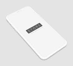 Iphone X White Clay Mockup For Psd Iphone Mockup Iphone Mockup Psd Iphone Mockup Free