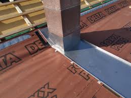 kamin in edelstahldach metalldach dach kamin