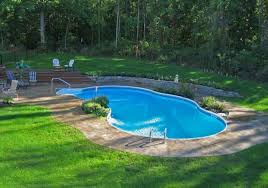 Cool 58 Simple Patio Decor Ideas On A Budget Inground Pool Landscaping Pool Landscaping Swimming Pools Backyard