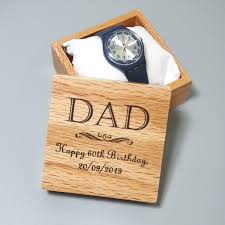 60th birthday gift box for mom. Personalised 60th Birthday Watch Box Gift For Him I Gift For Dad Make Memento