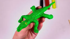 Clay crocodile (Clay Art for Kids)