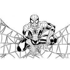 Acquista spara ragnatele di spiderman e rendi felice il tuo appassionato di spiderman. Disegno Di Spiderman Sulla Ragnatela Da Colorare Per Bambini Disegnidacolorareonline Com