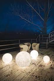 Ex Moon Outdoor Floor Lamp Medium Diameter 70cm Outdoor Floor Lamps Outdoor Floor Patio Flooring