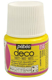 pebeo deco art craft and furniture paint 45ml matt colours