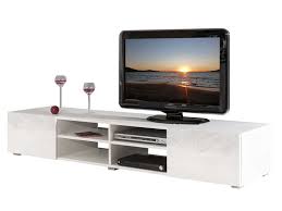 Meuble Tv Rayan Coloris Blanc Laque Conforama