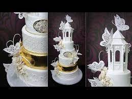 Assembling And Decorating The Butterfly Paradise Wedding Cake Royal Icing Cakes Lace Wedding Cake Cake Decorating Tutorials