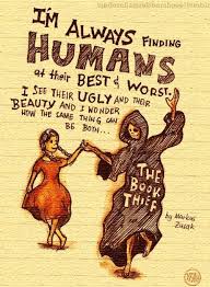 I wanted to tell the book thief many things, about beauty and ... via Relatably.com