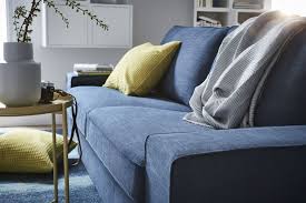 Kivik Hoekbank 4 Zits Hillared Donkerblauw Ikea Donkerblauwe Woonkamer Interieur Woonkamer Woonkamerbank