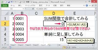 Excelで数字の頭を0埋めする簡単な方法4つ エクセリューション
