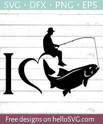 Download I Love Fishing 1 Svg Free Svg Files Hellosvg Com