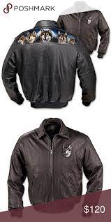 Bradford Exchange Black Leather Men S Jacket Xl Black Leather Jackets Mens Jackets