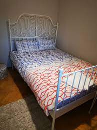 beyaz ikea leirvik ferforje karyola yeni gibi yatak karyola satici serdar altunyurt dekopasaj com iron bed frame iron headboard wrought iron bed frame