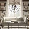 Restoration hardware in the living room. 1