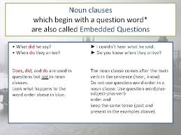 The examples below show how they are used: Noun Clause What Is A Clause A Clause