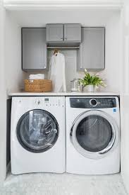 Make laundry day easier by purchasing a washer and dryer for your home or commercial space. Cabinets Over Washer And Dryer Design Ideas