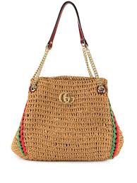 Gucci Grosse Gg Marmont Einkaufstasche Farfetch Einkaufstasche Farfetch Gucci Marmont Handtaschengurt Raffia Bag Bags Large Tote Bag