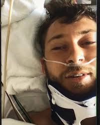 Yesterday was a heavy one @jgfbmx had a gnarly crash