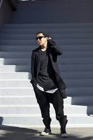 Black And White Fashion Men Autumn Cold Men Fashion Black White Layers Concrete Modern Clean Minimal Sunglasses Cap Boots Street Mens Street Style Style Futuristic Fashion