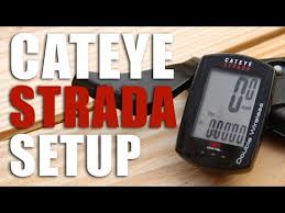 how to setup a cateye strada double wireless computer youtube